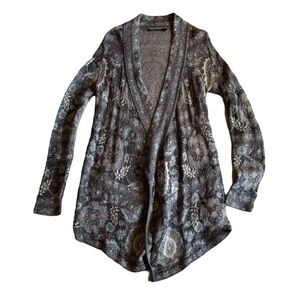 Peruvian‎ Connection Pima Cotton Open Cardigan, Size S